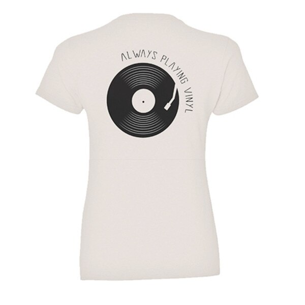 Natural Cotton T-Shirt - Record & T